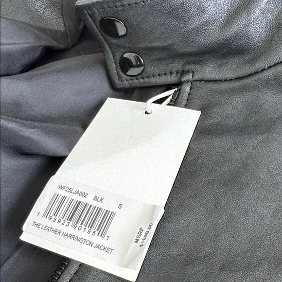 Frame Harrington leather jacket - Picture 3 of 7